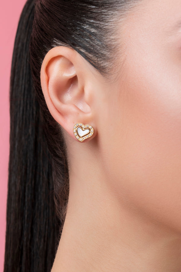 Carisma Cuore Stud Earring Set