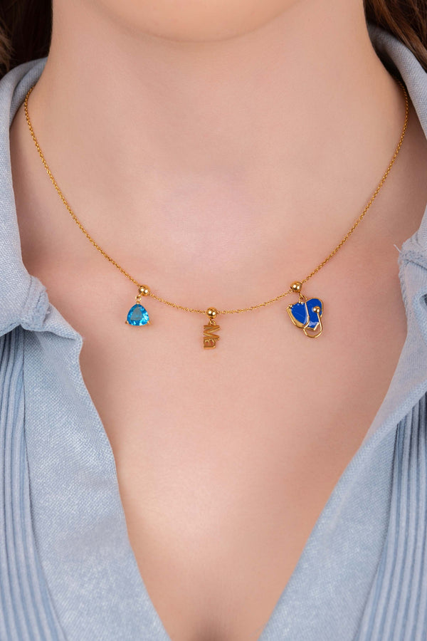 Carisma December Birthstone Toggle Charm Pendant