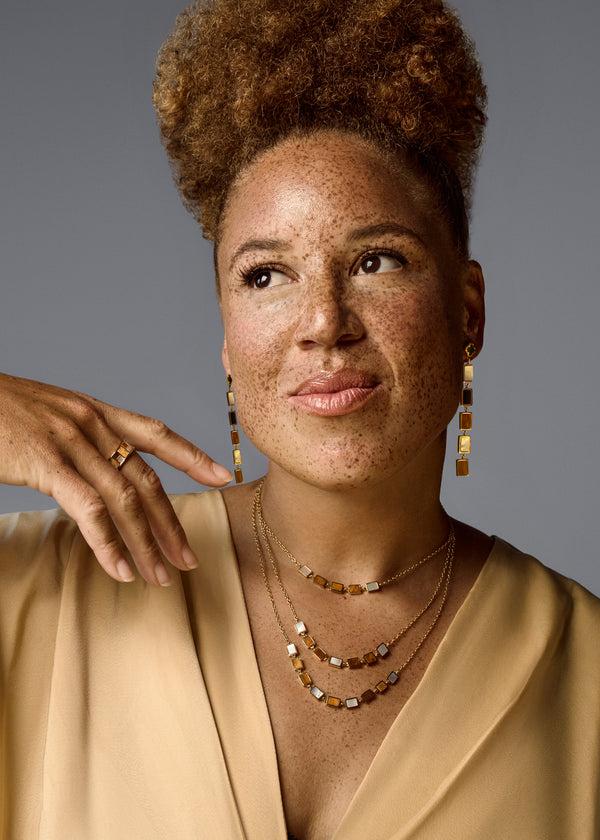 Carisma Diana’s Roman Drop Stud Earring Set