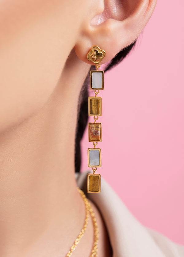 Carisma Diana’s Roman Drop Stud Earring Set