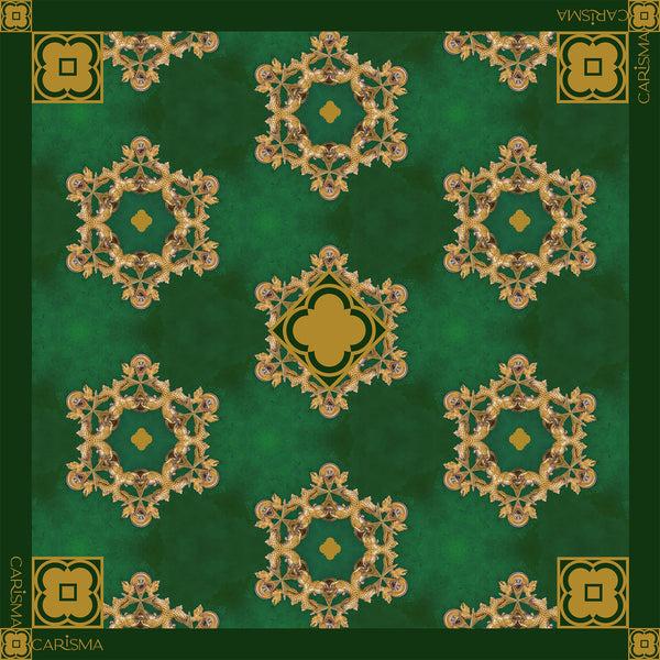 Carisma Dolphin & Maltese Cross Ħabbata Silk Scarf