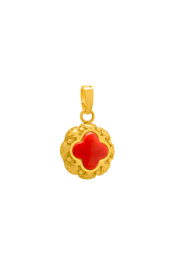 carisma Donatella's Coral Statement Pendant