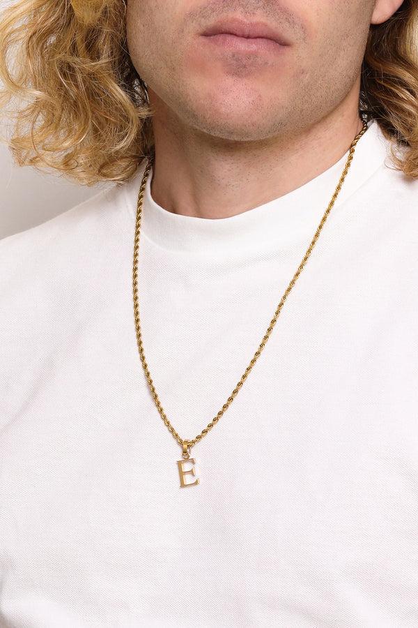 Carisma "E" Carisma Letter Pendant