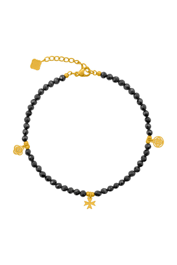 carisma Ebony's Black Zirconia Anklet