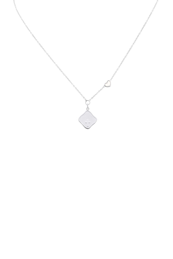 carisma Engravable Cross Silver Necklace