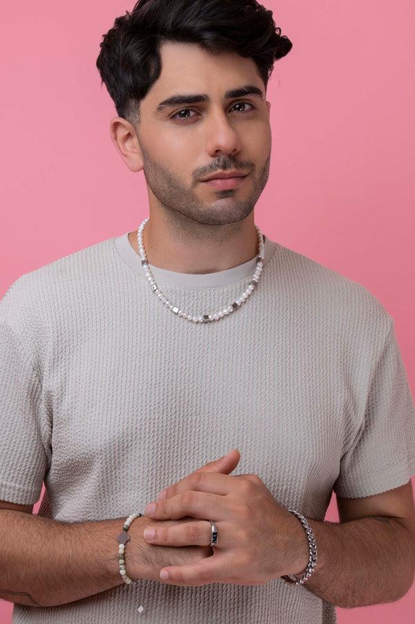 Carisma Engravable Earth Beaded Bracelet