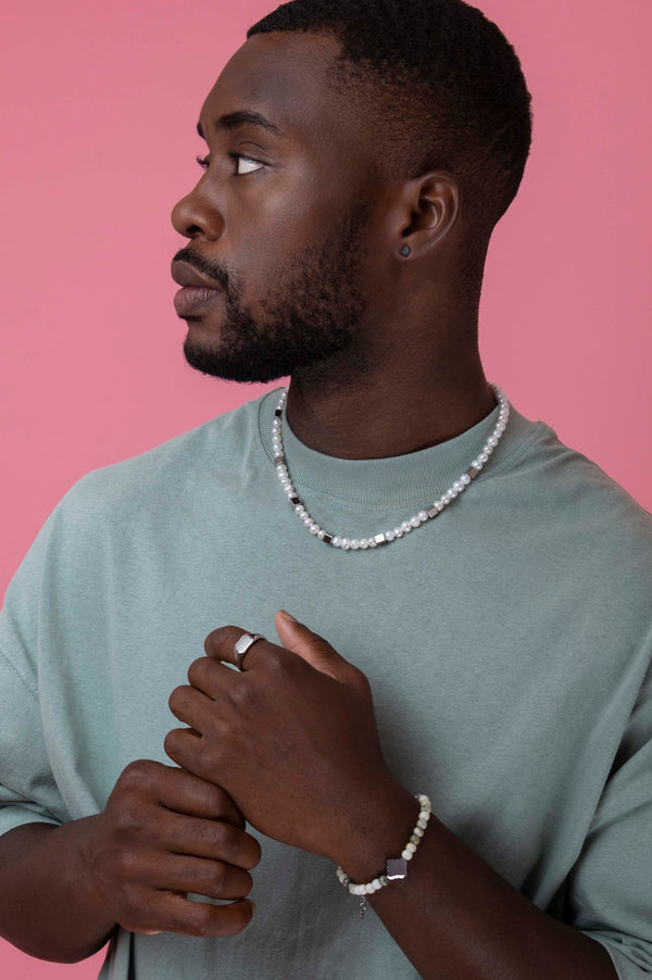 Carisma Engravable Earth Beaded Bracelet