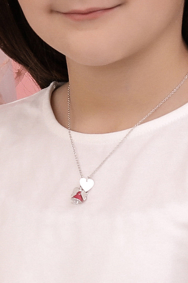 Carisma Carisma Engravable Heart & Fairy Pendant Necklace