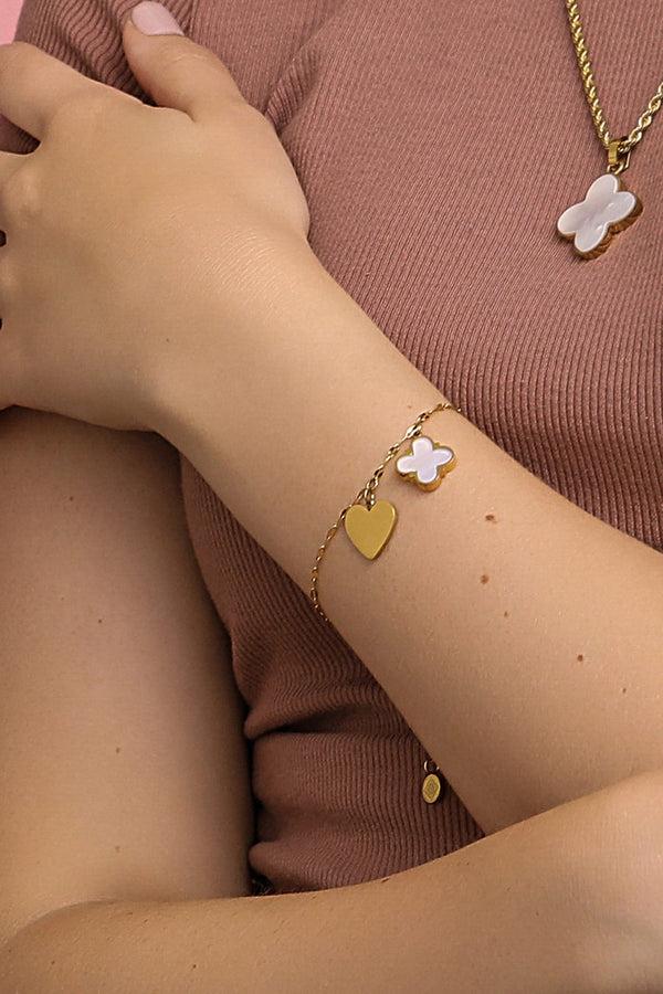 Carisma Engravable Heart Friendship Bracelet