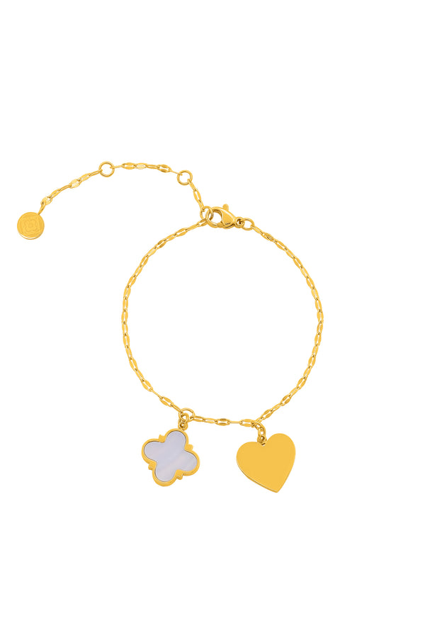 carisma Engravable Heart Friendship Bracelet