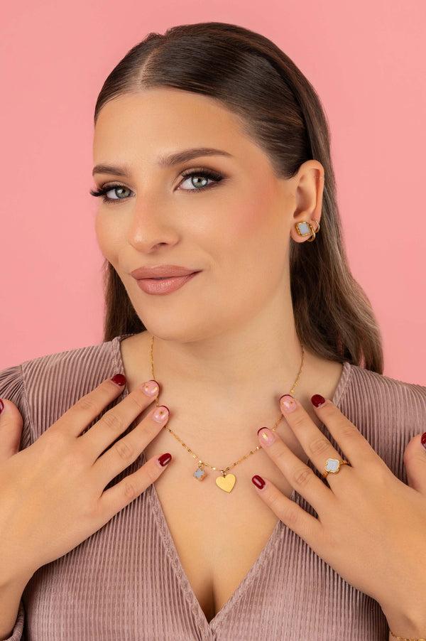 Carisma Engravable Heart Friendship Necklace