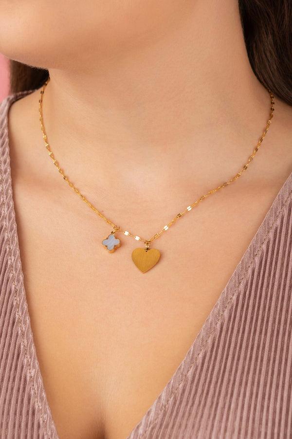 Carisma Engravable Heart Friendship Necklace