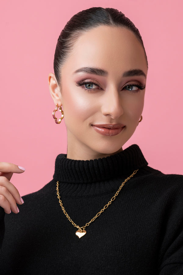 Carisma Engravable Heart Of Gold Necklace