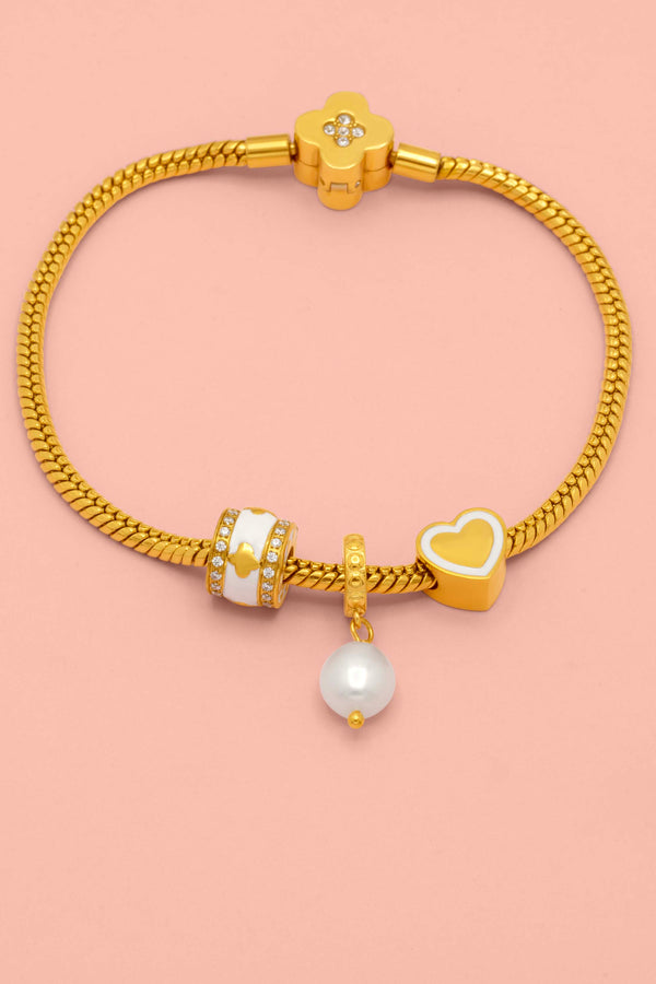 Carisma Engravable Heart Token Charm