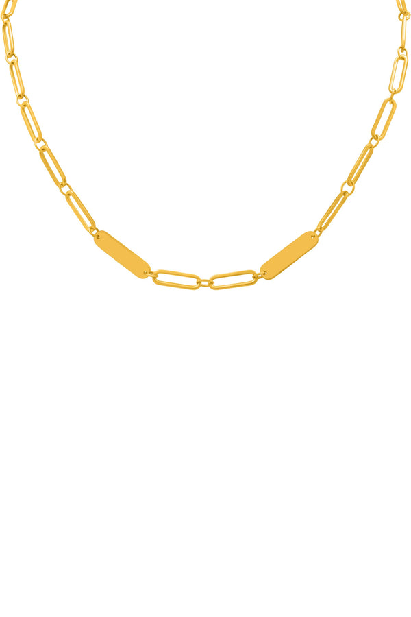 carisma Engravable Link Necklace