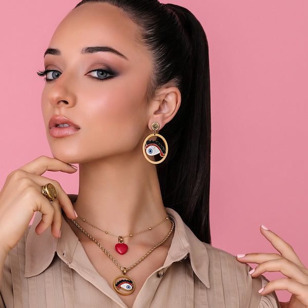 Carisma Eve's Luzzu Eye Earring Set