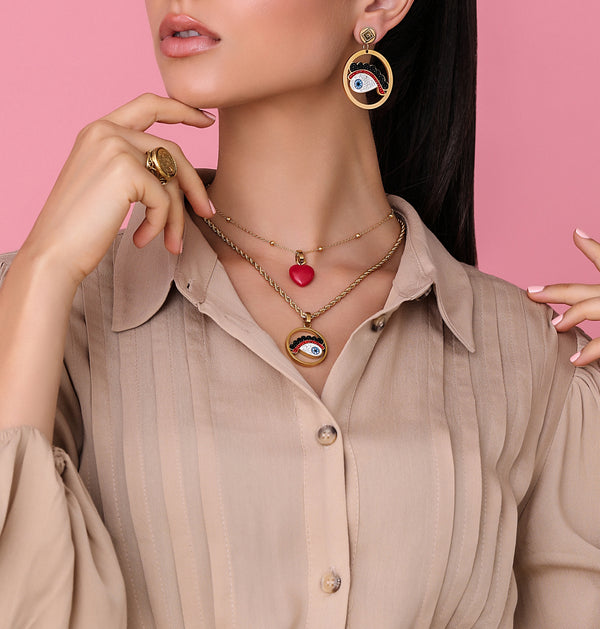 Carisma Eve's Luzzu Eye Earring Set