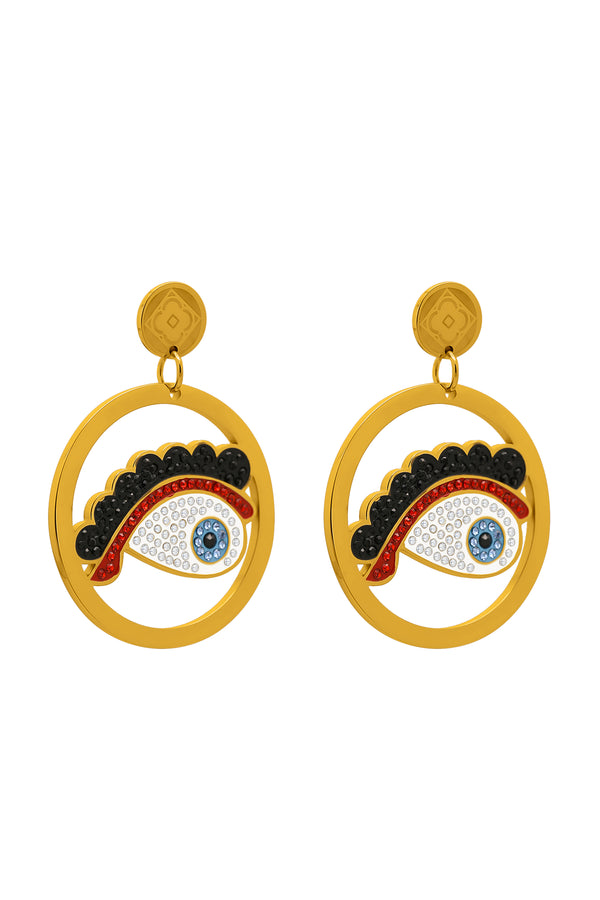 carisma Eve's Luzzu Eye Earring Set