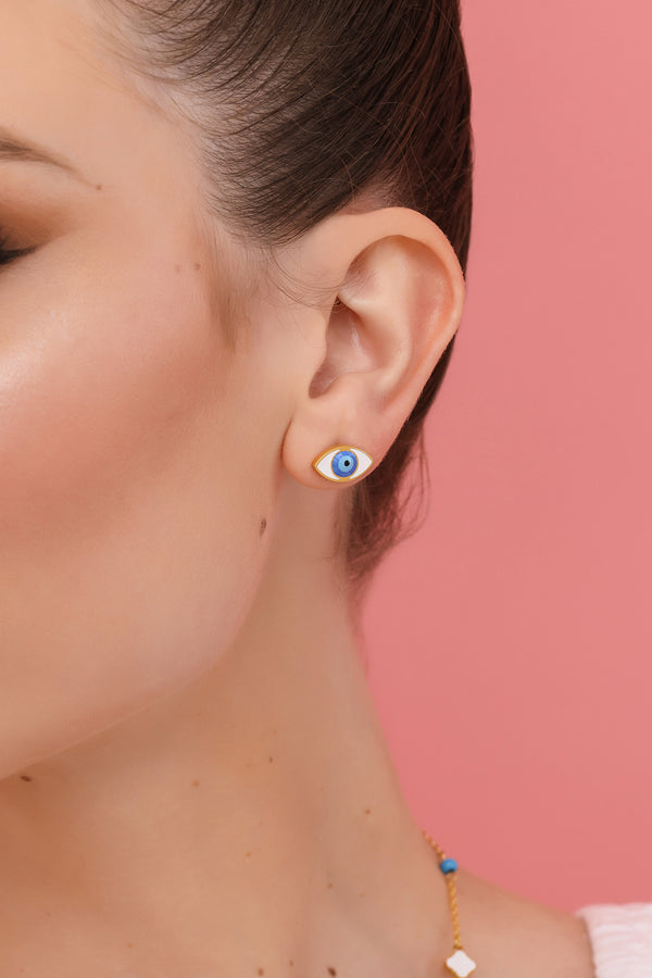 Carisma Evil Eye Stud Earring Set