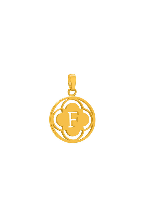 carisma "F" Carisma Logo Letter Pendant