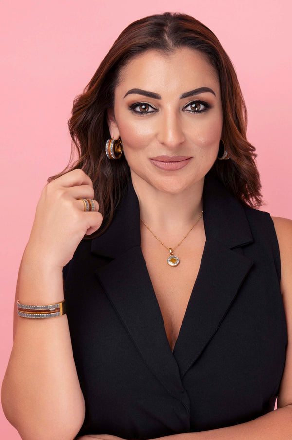 Carisma Faniello Tiger Eye Bangle & Ring Gift Set