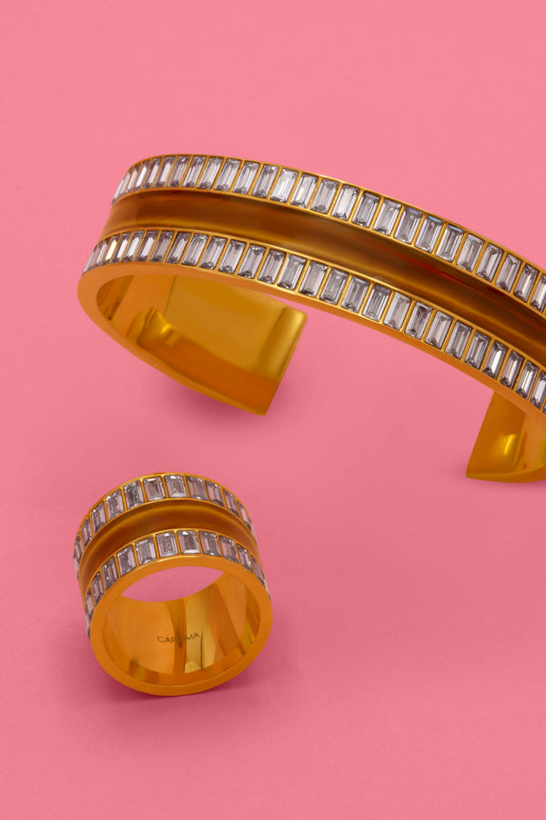 carisma Faniello Tiger Eye Bangle & Ring Gift Set