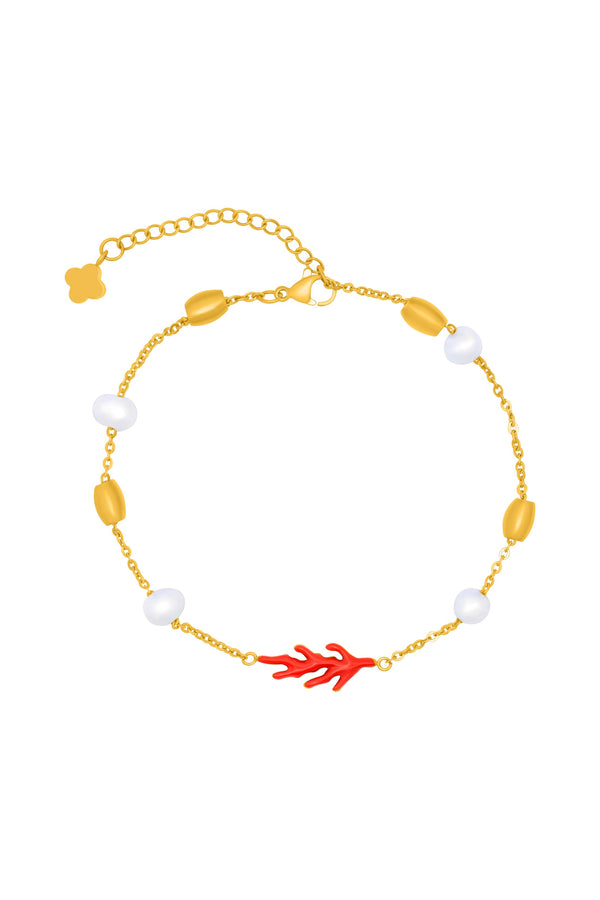 Carisma Faraglioni's Coral Reef Anklet