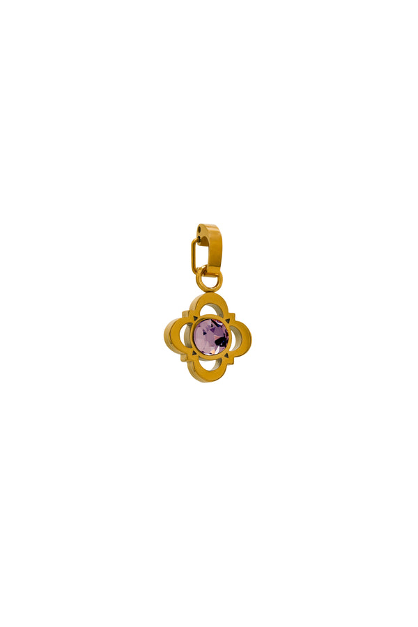 carisma February Carisma Logo Birthstone Pendant