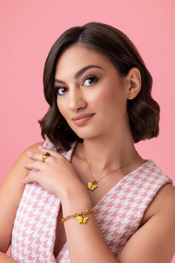 Carisma Fjura Tile Stud Earring Set