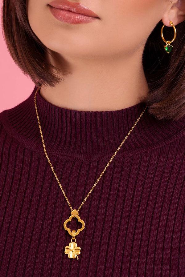 Carisma Four Leaf Clover Lucky Charm Pendant