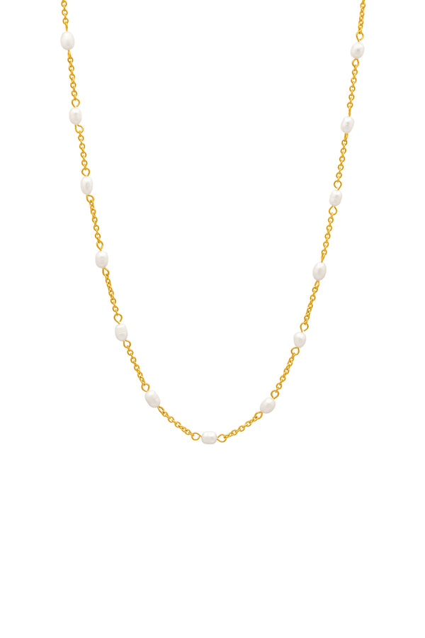 carisma Freshwater Pearl Ball Chain Necklace