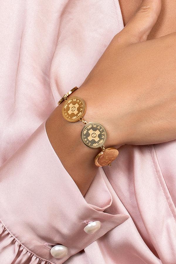 Carisma George Cross One Cent Bracelet