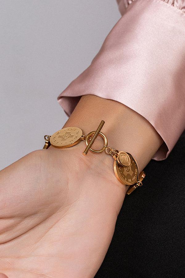 Carisma George Cross One Cent Bracelet