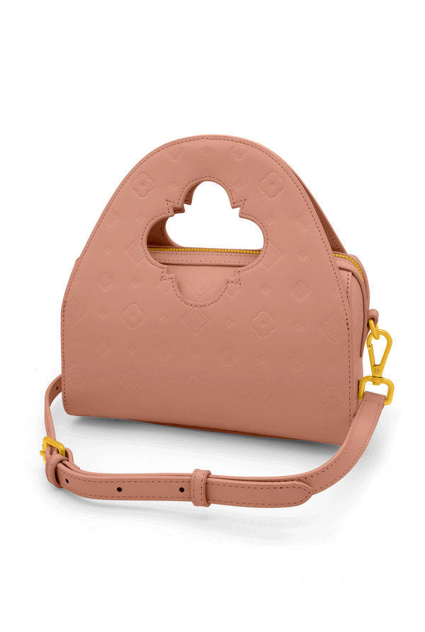 carisma Ġiġi's Embossed Leather Pink Bag
