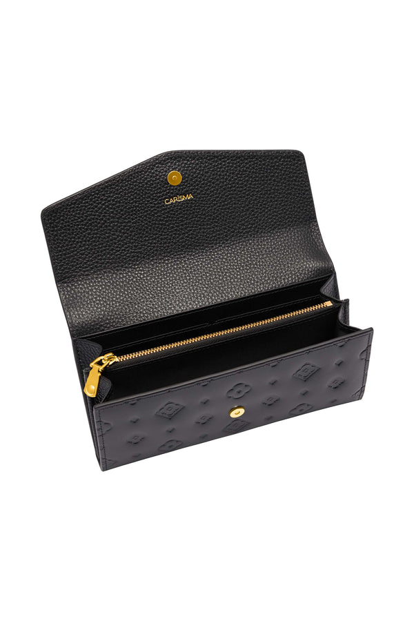 Carisma Giovanna's Leather Wallet - Pitch Black