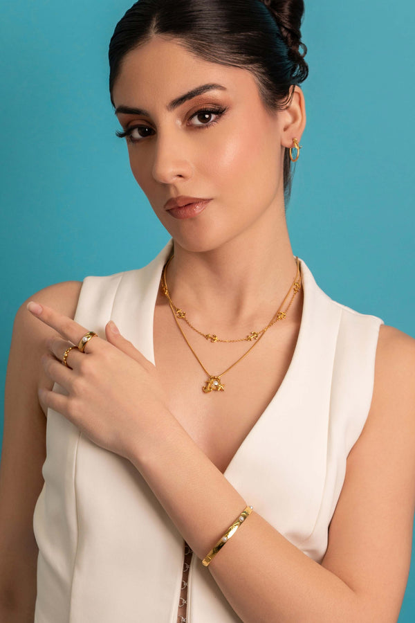 Carisma Golden Hour Bangle & Ring Gift Set