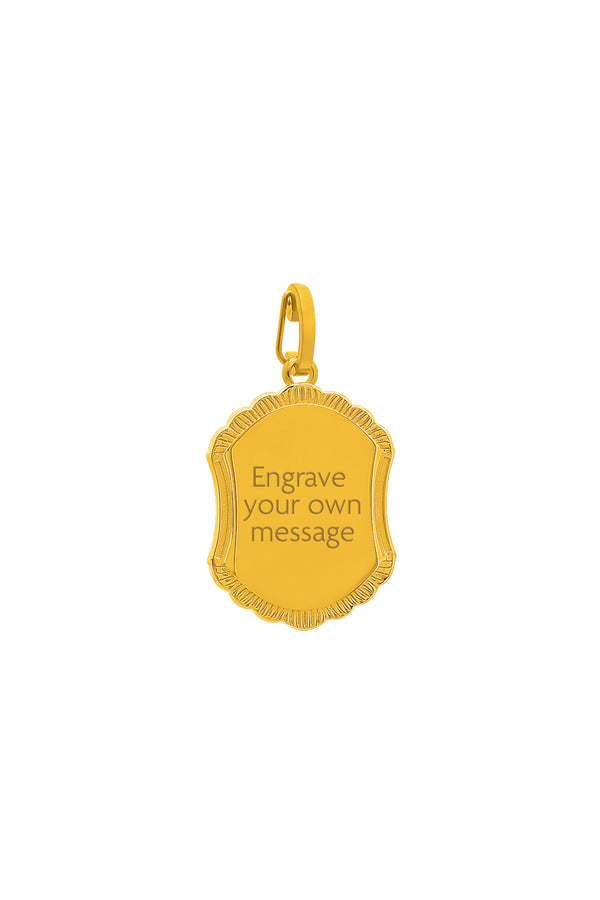 Carisma Gozo Lace Engravable Pendant