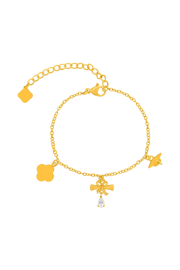 Carisma Graduation Zirconia Charm Bracelet