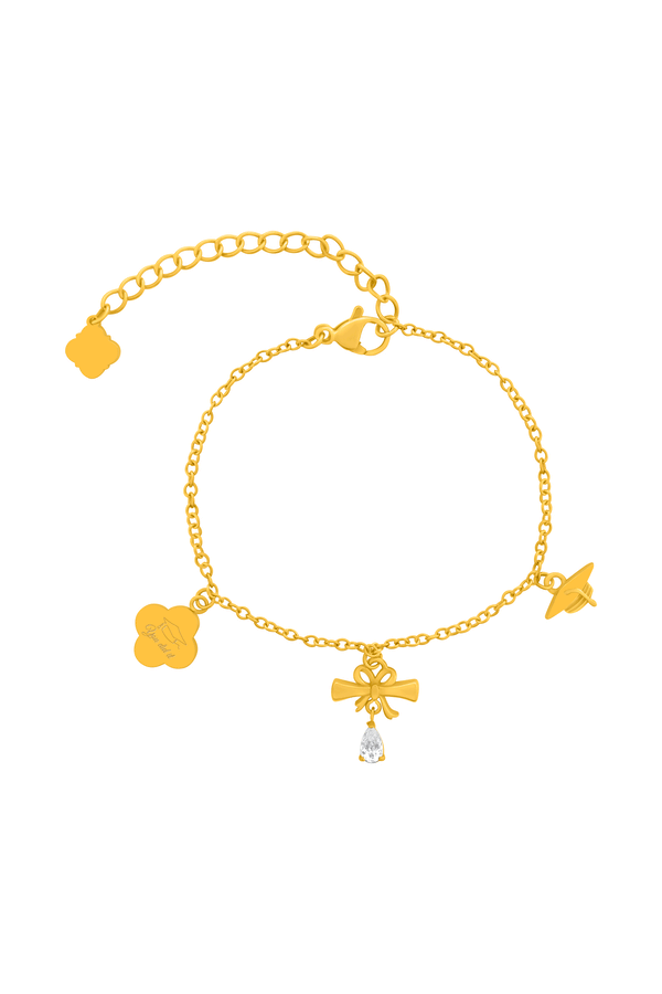 carisma Graduation Zirconia Charm Bracelet