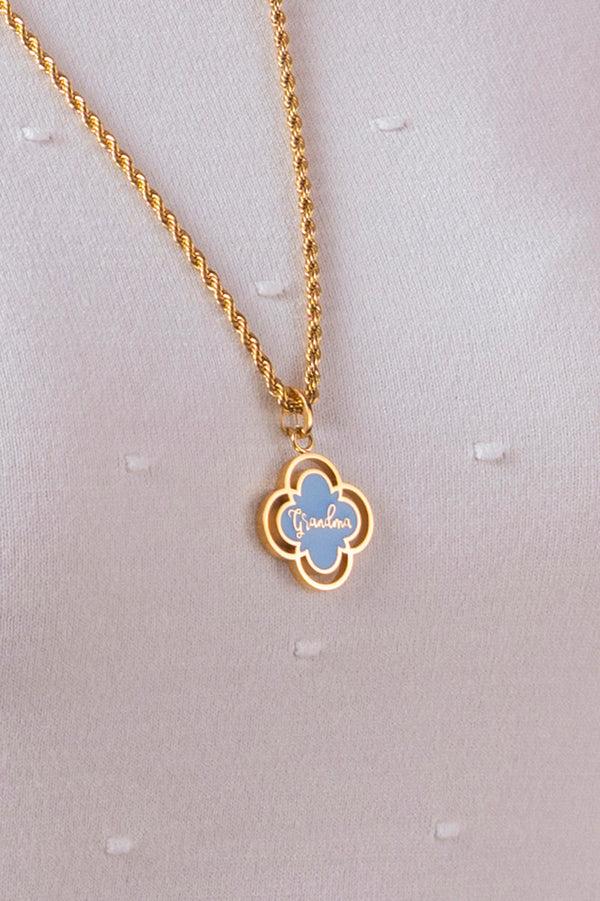Carisma "Grandma" Blue Enamel Pendant
