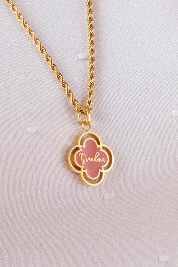 Carisma "Grandma" Pink Enamel Pendant