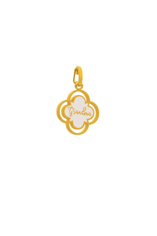carisma "Grandma" White Enamel Pendant