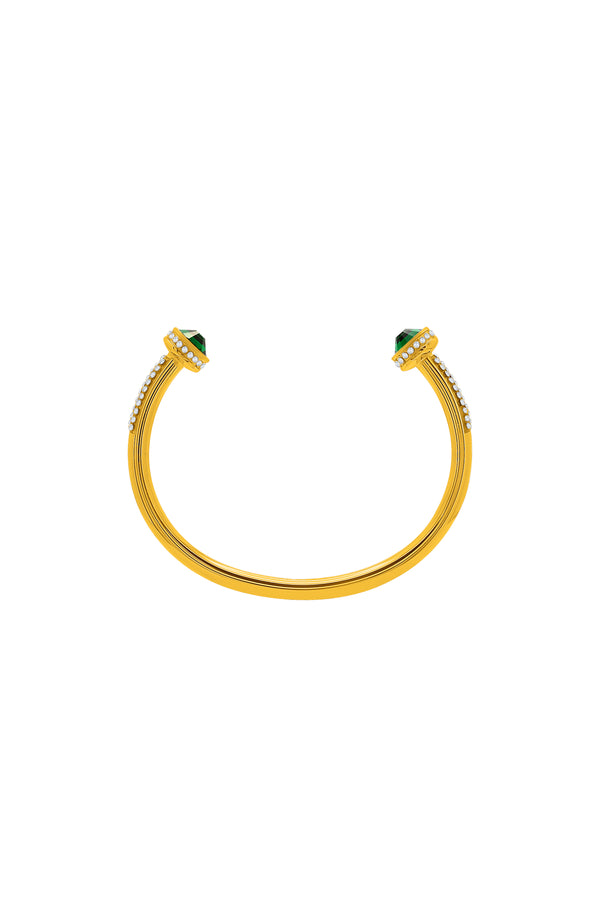 Carisma Green Crystal Sphere Bangle