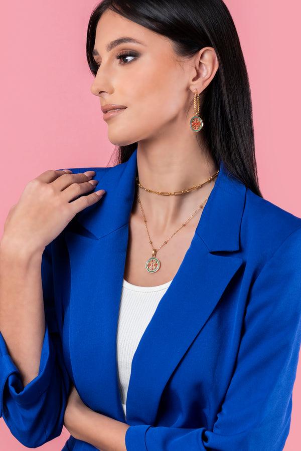 Carisma Guidance Pendant Earring Set