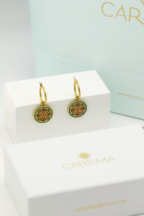 carisma Guidance Pendant Hoop Earrings Gift Set