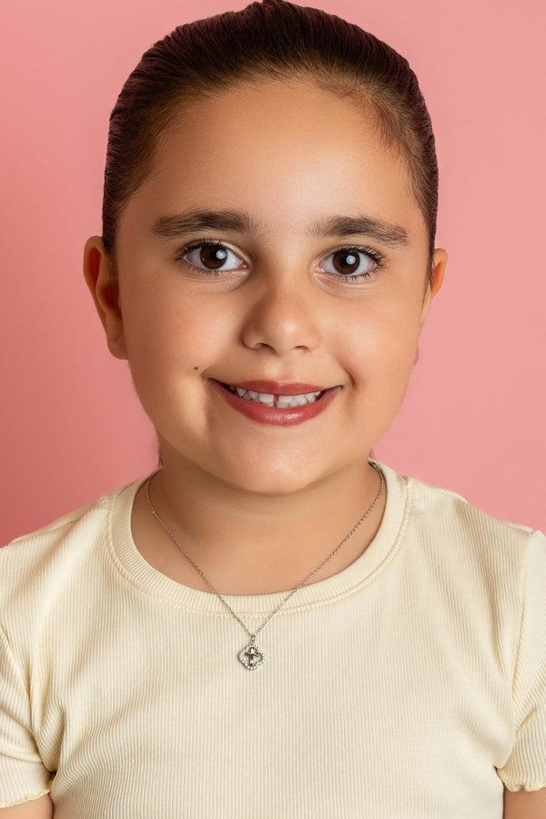 Carisma Halo Cross Silver Bracelet