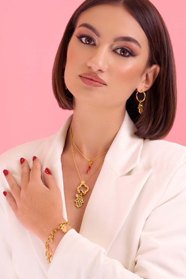 Carisma Hamsa Eye Charm Pendant