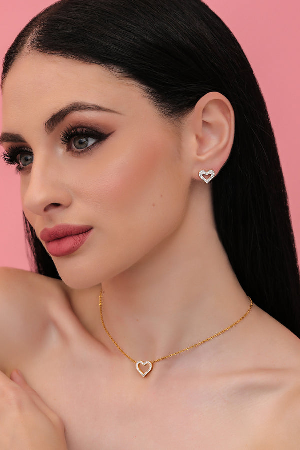 Carisma Infinite Love Pavé Petite Stud Earring Set