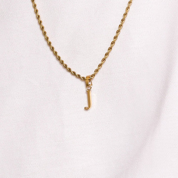 Carisma "J" Carisma Letter Pendant