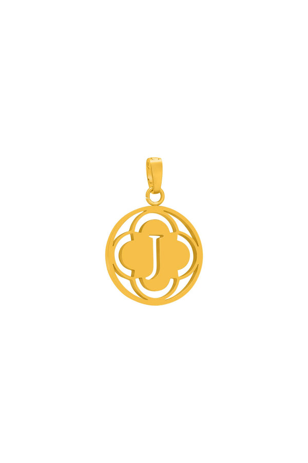 carisma "J" Carisma Logo Letter Pendant